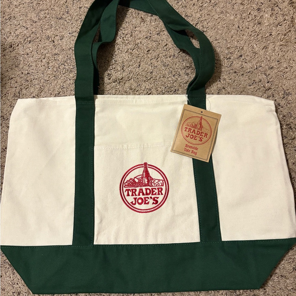 Trader Joe's Large Tote Bag (Green)